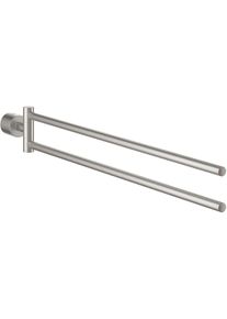 Grohe Atrio Handtuchhalter, 2-armig, schwenkbar, supersteel (40308DC3)