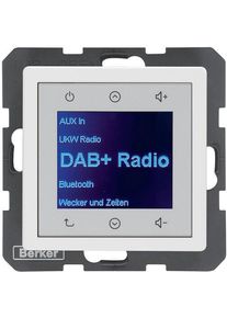 Berker 29846089 Radio Touch UP DAB+ Q.x polarweiß samt