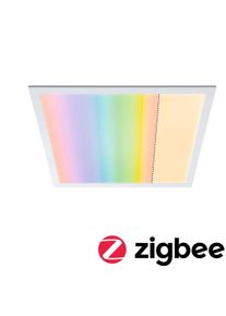 Paulmann Licht Paulmann LED Panel Smart Home Zigbee 3.0 Amaris eckig 595x595mm 35W 2400lm RGBW, dimmbar, weiß matt (79809)