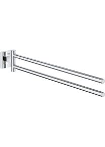 Grohe Start Cube Doppel-Handtuchhalter, Quickfix, chrom (40976000)