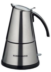 Rommelsbacher EKO366/E Espressokocher, 365 W, Edelstahl-Filtereinsatz, 3 oder 6 Tassen, edelstahl
