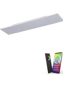 Paul Neuhaus Q-Nightsky LED-Deckenleuchte, Smart Home, 30W, 3600lm, aluminium (8038-95)
