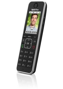 AVM FRITZ!Fon C6 Black Komforttelefon, schnurlos, für FRITZ!Box (20002964)
