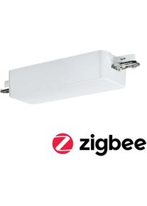 Paulmann Licht Paulmann URail Schienenadapter Smart Home Zigbee 3.0 Dimm/Switch 155x56mm, weiß (50051)