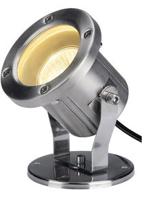 SLV NAUTILUS Outdoor Strahler, QPAR51, IP55, edelstahl, max. 25W (229741)