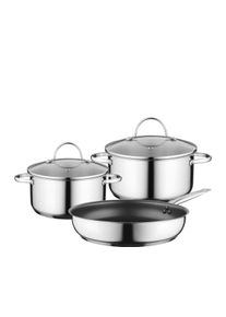 Siemens HZ9SE030 Kochgeschirr-Set, Induktionsgeeignet, edelstahl