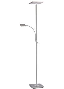 Leuchten Direkt LeuchtenDirekt LED Deckenfluter mit Lesearm, 26W, 2900lm, Stahl (11710-55)