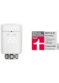 eve Thermo HomeKit Smartes Heizkörperthermostat mit Apple HomeKit-Technologie, autonomen Zeitplänen, weiß (10EBP1701)