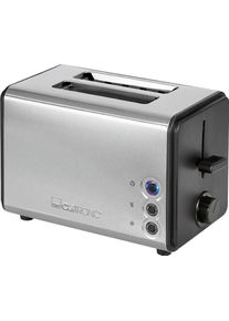Clatronic TA 3620 Toaster, 2 Scheiben, Brötchenaufsatz, Edelstahlgehäuse (263718)