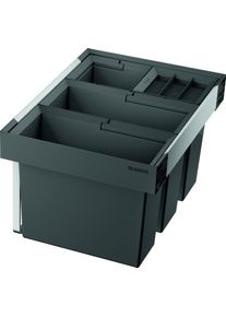 Blanco Flexon II LOW 50/2 Manuell, Abfallsammler, 2x15 l, 2x6 l, schwarz (526644)