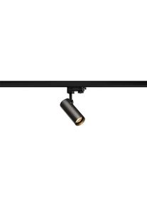 SLV HELIA 50 Strahler für 3Phasen Hochvolt-Stromschiene, LED, 3000K, schwarz, 35°, inkl. 3 Phasen-Adapter (152960)