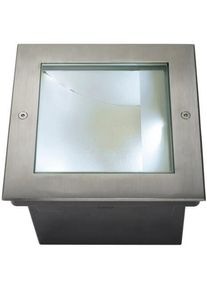 SLV DASAR 225 Outdoor Bodeneinbauleuchte, LED, 4000K, IP67, edelstahl 316, asymmetrisch, 34W (229381)