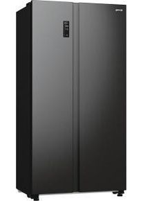 Gorenje NRR9185EABXL Side-by-Side Kombination, 91,5 cm breit, 550 L, NoFrost Plus, ZeroZone, FastFreeze, schwarz