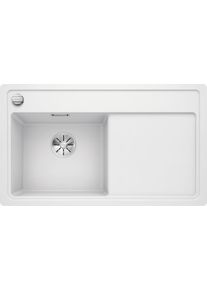 Blanco Zenar 45 S-F Granitspüle mit Ablauffernbedienung, Becken links, SILGRANIT, weiß (523836)