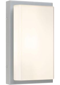 LCD Außenwandleuchte mit Sensor, IP44, 1xE27, 40 Watt, Hellgrau (059SEN)