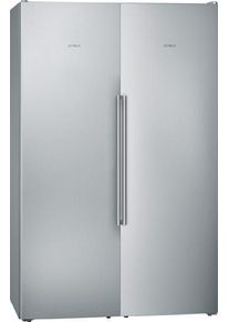 Siemens KA95FPIDP Europäischer Side-by-Side (KS36FPIDP, GS36NAIDP + KS39ZAL00), 120 cm breit, 542l, freshSense, noFrost, edelstahl