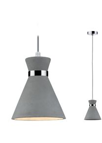 Paulmann Licht Paulmann Pendelleuchte Verve IP44 E27 max. 20W, grau/chrom dimmbar (70890)
