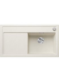 Blanco Zenar 5 S Granitspüle mit Ablauffernbedienung, Becken rechts, SILGRANIT, softweiß (527182)