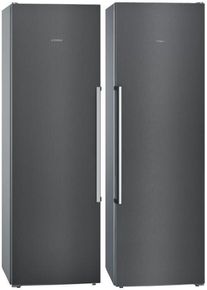 Siemens KA95FPIEP Europäischer Side-by-Side (KS36FPIDP, GS36NAIEP + KS39ZAL00), 120 cm breit, 588l, freshSense, noFrost, blackSteel