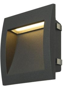 SLV DOWNUNDER OUT L Wandeinbauleuchte, LED, 3000K, anthrazit (233615)