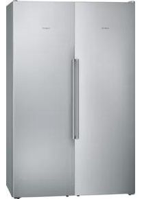 Siemens KA95NAIEP Europäischer Side-by-Side (KS36VAIDP, GS36NAIEP + KS39ZAL00), 120 cm breit, 588l, freshSense, noFrost, edelstahl
