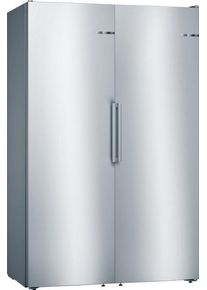 Bosch KAN95VLEP Europäischer Side-by-Side (KSV36VLDP+GSN36VLEP+KSZ39AL00), 120cm breit, 588l, SuperKühlen, FreshSense, Edelstahl-Optik