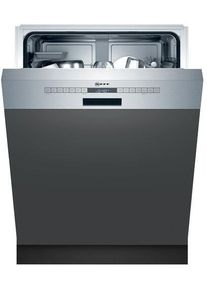 Neff S245HAS29E N50 XXL Teilintegrierter Geschirrspüler, 60 cm breit, 13 Maßgedecke, Wärmetauscher, AquaStop, edelstahl