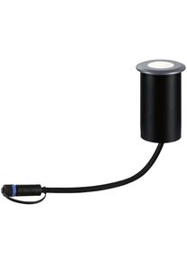 Paulmann Licht Paulmann Plug & Shine LED Bodeneinbauleuchte Floor Einzelspot IP67 3000K 6W, grau (94370)