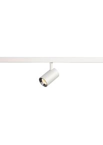 SLV 48V TRACK NUMINOS XS DALI, Spot, weiß / chrom, 8.7W, 700lm, 3000K, CRI90, 40° (1006683)