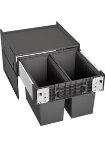 Blanco Select II 50/2 Abfallsammler, 2x 19L Eimer, grau (526201)