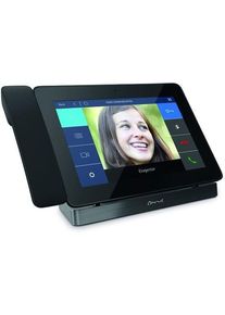 TCS TÜR CONTROL TCS CAI3000-IP-0156 IP Video Touch-Telefon für SIP-Türkommunikation, Tischgerät, Carus TAVOLA, schwarz