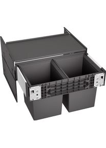 Blanco Select II Compact 60/2 Abfallsammler, 2x 17L Eimer, grau (526207)