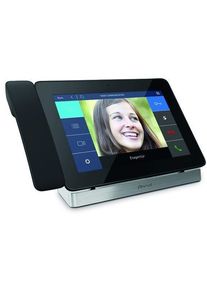 TCS TÜR CONTROL TCS CAI3000-IP-0150 IP Video Touch-Telefon für SIP-Türkommunikation, Tischgerät, Carus TAVOLA, silber