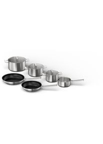 Bosch HEZ9SE060 Kochgeschirr-Set, 6-teilig, Induktion, edelstahl
