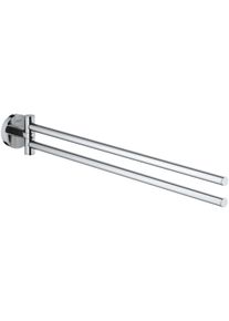 Grohe Essentials Handtuchhalter, 2-armig, schwenkbar, chrom (40371001)