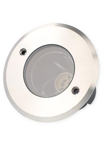 EVN Lichttechnik EVN TALPA Bodeneinbau, rund, schwenkbar, Edelstahl/Alu, IP67, GU10, max. 35W, 230V, Edelstahl (679235)