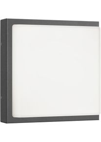 LCD Wand- und Deckenleuchte Typ 045LED, 13W, 1180lm, 3000K, ohne Bewegungsmelder, graphit