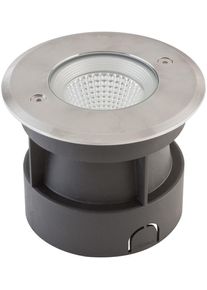 EVN Lichttechnik EVN MEERKAT LED Bodeneinbau, rund, IP67, 100-240V, 6W, 3000K, 420lm, breitstrahlend, EDS / Alu (PC67106002N)