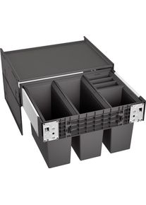 Blanco Select II 60/4 Abfallsammler, 2 x 15 L und 2 x 6 L Eimer, grau (526206)