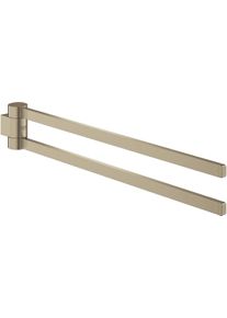 Grohe Selection Handtuchhalter, schwenkbar, 2-armig, nickel gebürstet (41063EN0)