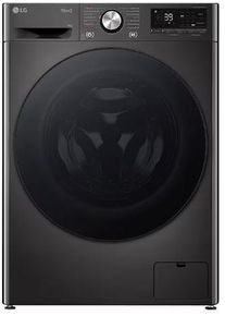 LG F4WR709YB 9 kg Frontlader Waschmaschine, 60 cm breit, 1400 U/Min, Kindersicherung, WIFI, AI DD, Zeitverz&ouml;gerung, Platinum Black
