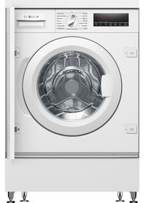 Bosch WIW28443 Serie 8 8kg Einbau Waschmaschine, 60cm breit, 1400 U/min, LED-Display, Unwuchtkontrolle, Mengenerkennung, AquaStop, weiß