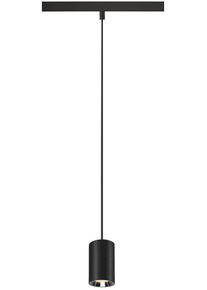 SLV 48V TRACK NUMINOS XS DALI, Pendelleuchte, schwarz / chrom, 8.7W, 720lm, 3000K, CRI90, 55° (1006785)