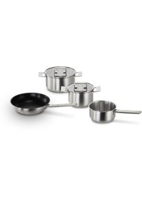Siemens HZ9SE040 Kochgeschirr-Set, backofenfest, spülmaschinengeeignet, 4-teilig, edelstahl