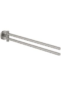 Grohe Start Doppel-Handtuchhalter, 439 mm, Quickfix, supersteel (41183DC0)
