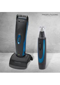PROFICARE PC-HSM/R 3052 NE Profi-Haar-/Bartschneidemaschine, Akku-/Netzbetrieb, schwarz/blau(330520)