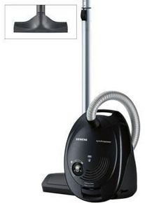 Siemens VS06A212 Bodenstaubsauger, 600 W, highPower Motor, Hygienefilter, schwarz