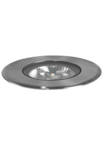 Brumberg HYBRIDE FLAT LED-Bodeneinbauleuchte, V4A, IP67 edelstahl, 420.0 lm, 3000 K, Edelstahl (14037223)