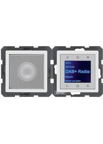 Berker 30806089 Radio Touch mit LS DAB+ BT Q.x, Polarweiß Samt