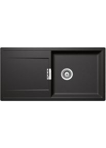 Schock Mono D-100L-A Granitspüle mit Ablauffernbedienung, Cristadur, reversibel, stone (MOND100LASTO)